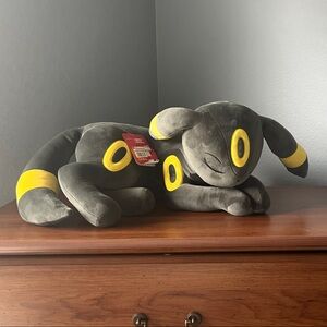 Pokemon Umbreon Sleeping Plush - 18-inch Premium Plush in Sleeping Pose